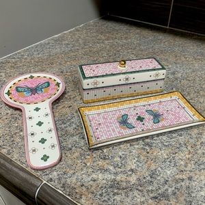 Anthropologie bistro garden tile set